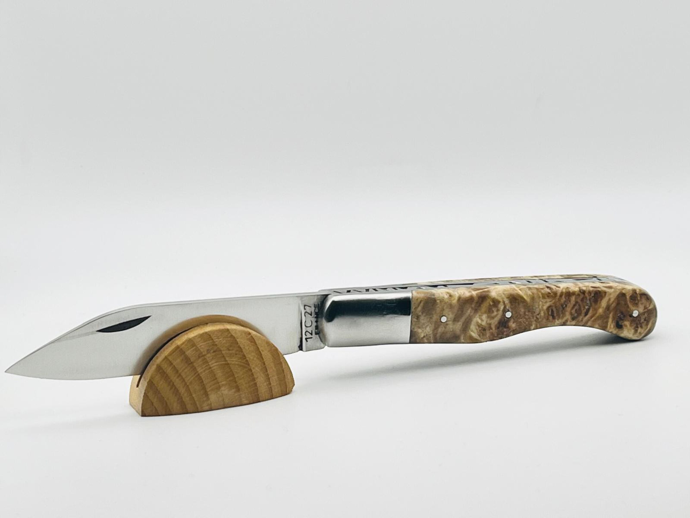 Couteau Aurillac Loupe de Peuplier