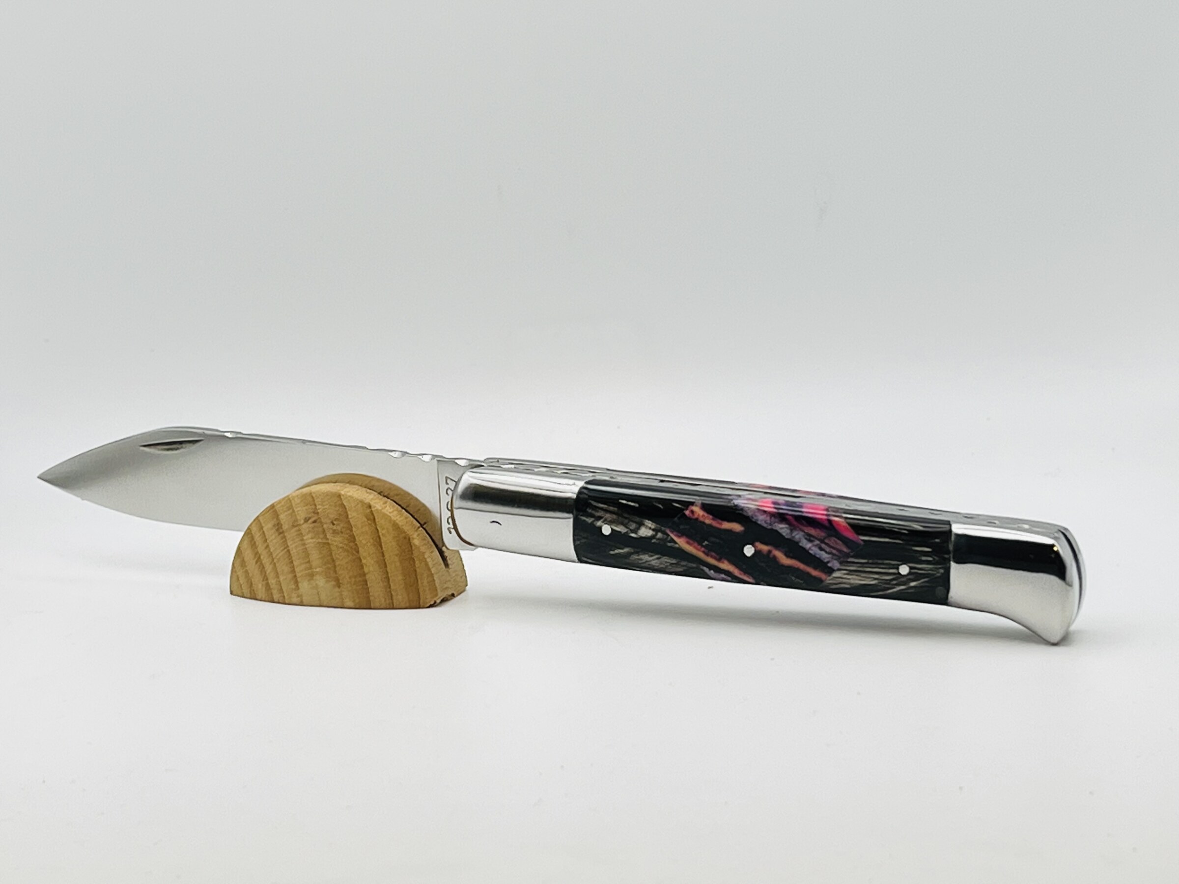 Couteau Roquefort Corne de Buffle Molaire de Mammouth