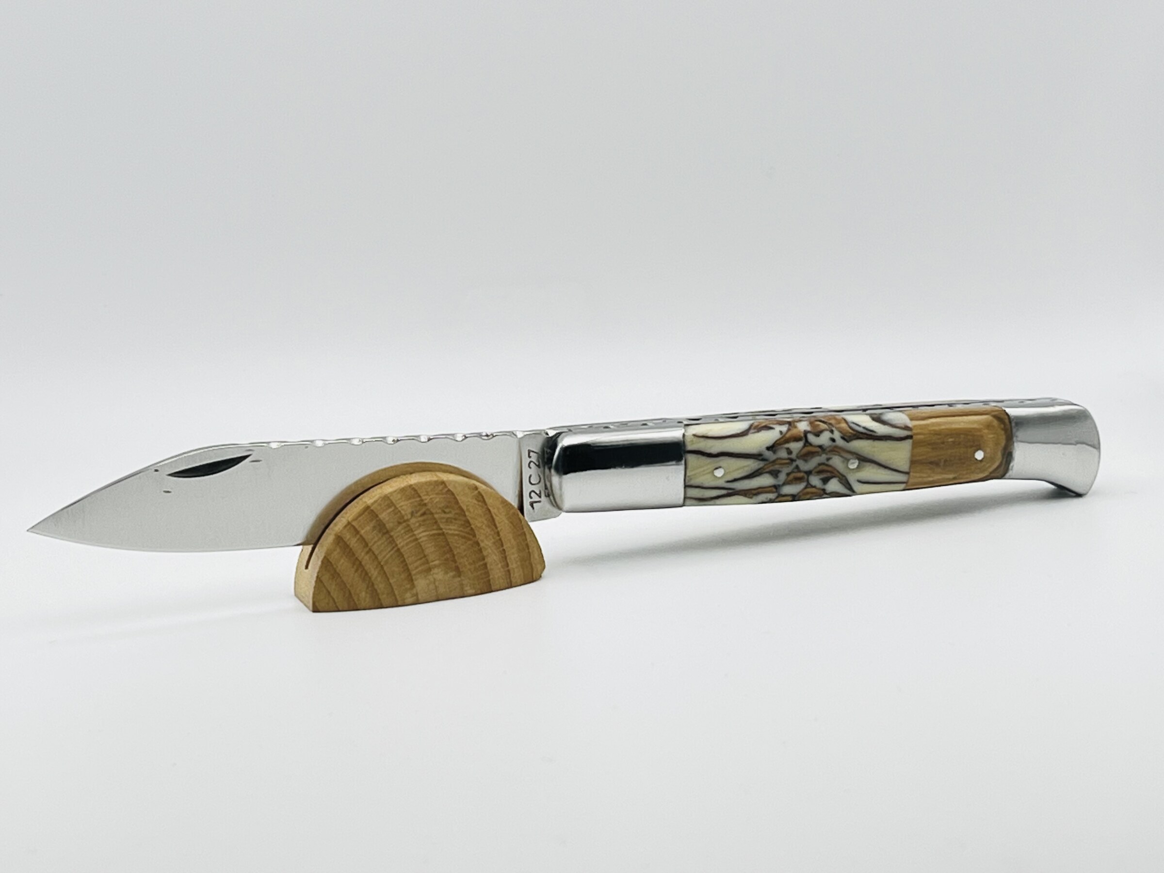 Couteau Roquefort Ivoire Mammouth Pomme de Pin
