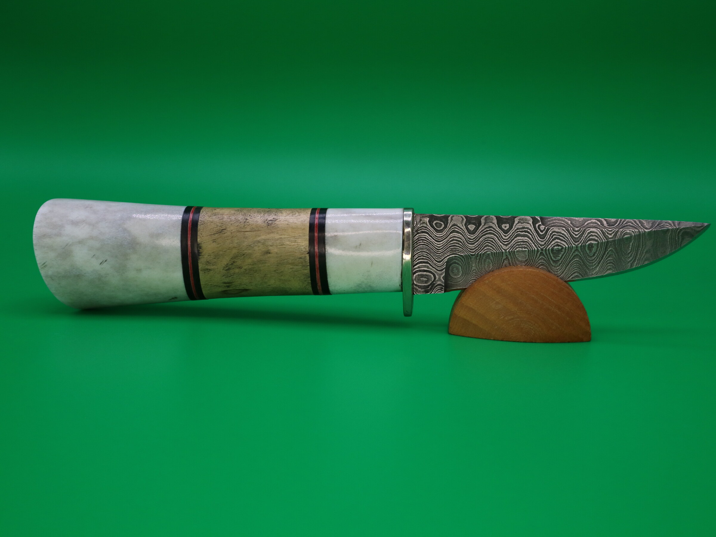 Couteau Puukko Bois de Renne Ebene Bouleau Madré