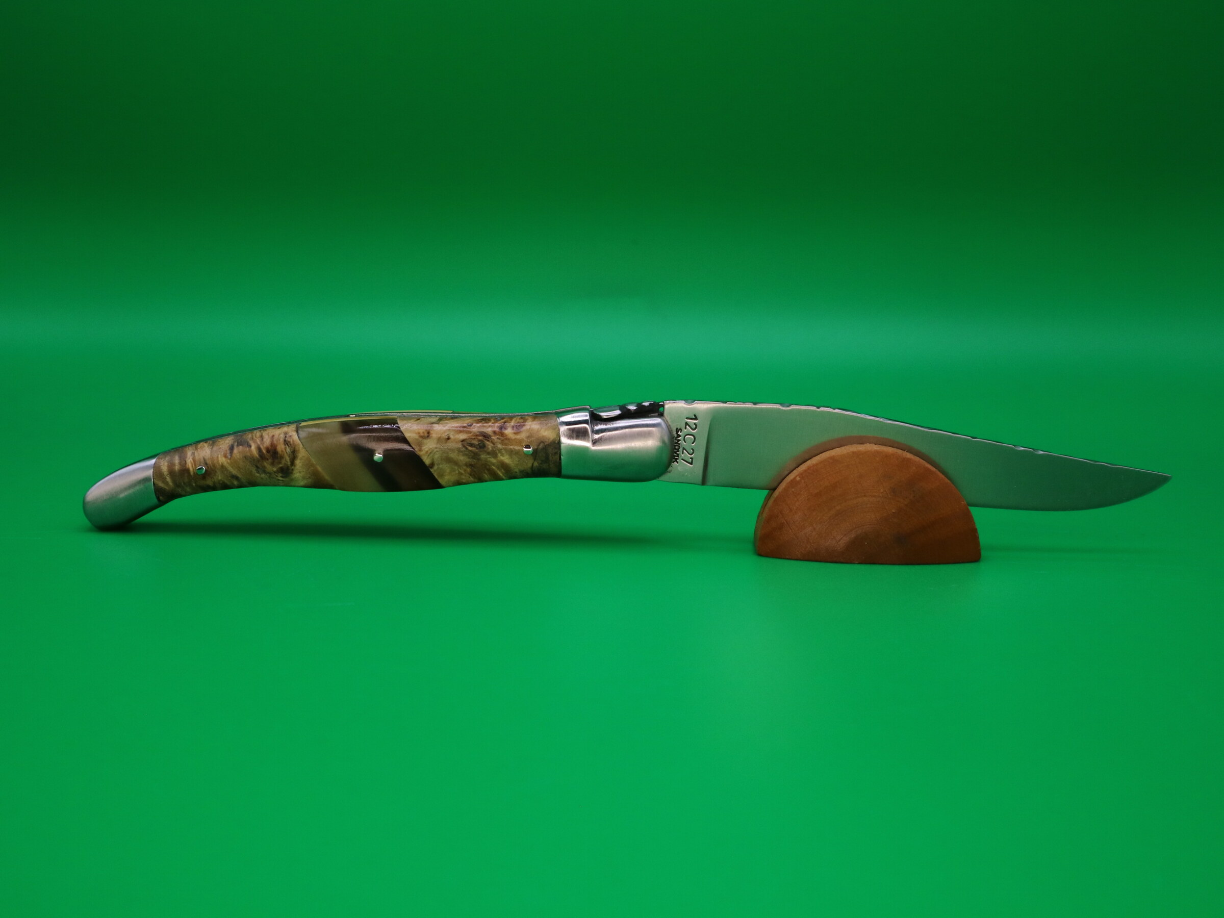 Couteau Peuplier Corne de Vache Buis